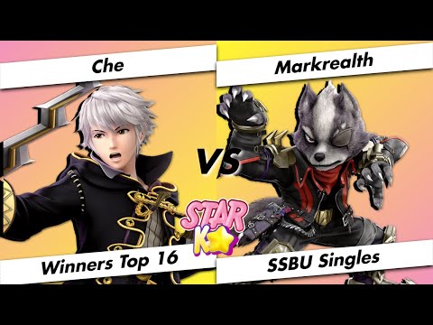 Star K.O. 2 Winners Top 16 - Che (Robin) Vs. Markrealth (Wolf) - SSBU