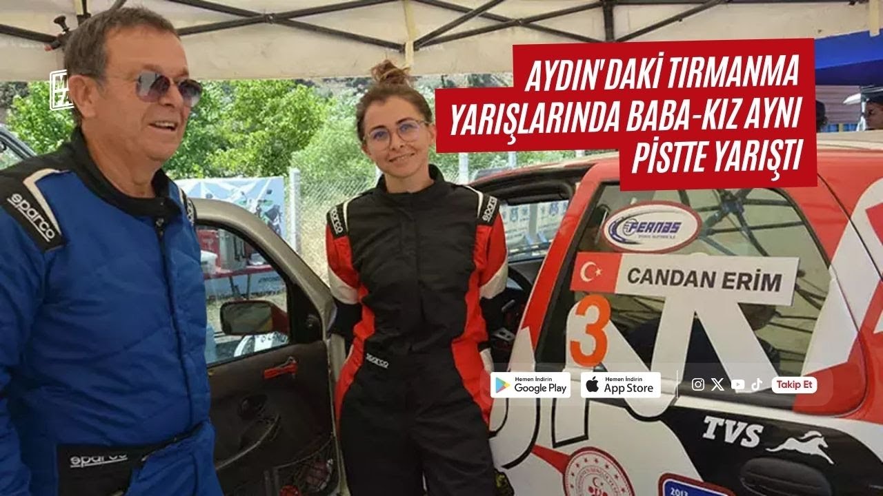 Baba-Kız Aydın'da Aynı Pistte Yarıştı