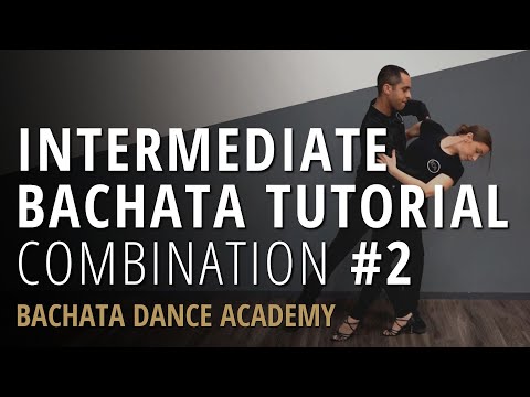Intermediate Bachata Combination #2 - Demetrio & Nicole | Bachata Dance Academy