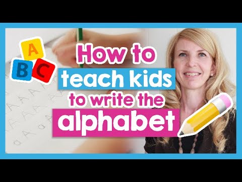 How to Teach Kids to Write the Alphabet | Writing Alphabet Letters | Pre-Writing Activities
