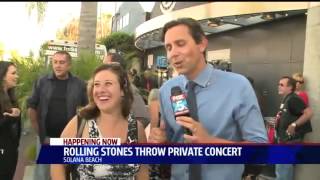 Rolling Stones give private concert in Solana Beach