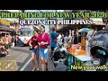 Preparing For New Year 2026 Walking At Novaliches Quezon City Philippines 4K