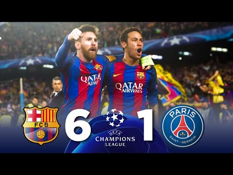 FC Barcelona 6 x 5 PSG | ROUND OF 16 2nd Leg | UCL Extended Highlights | UCL 2015