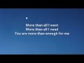 Chris Tomlin - Enough - Instrumental with lyrics