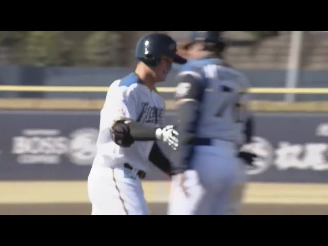 【2軍練習試合】強烈な打球!! ファイターズ・清宮の同点ソロホームラン!! 2020/3/24 F-L(ファーム練習試合)