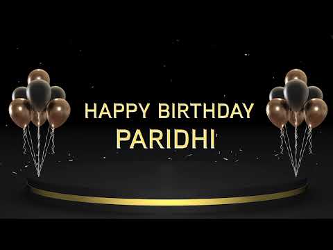 Wish you a very Happy Birthday Paridhi
