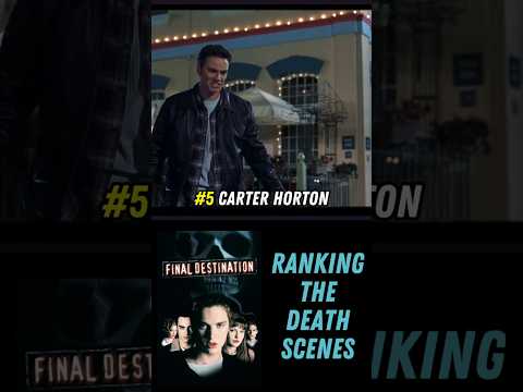 Carter Crushed by Sign - Final Destination #finaldestination  #bestscenes #cosmichorror