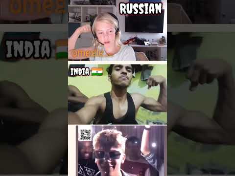 Omegle 18 age body reaction Russian girl 😱 #russia #gym #fitness #shortsfeed ##funny #shorts