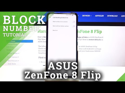 How to Block Number in ASUS ZenFone 8 Flip – Create Blocklist