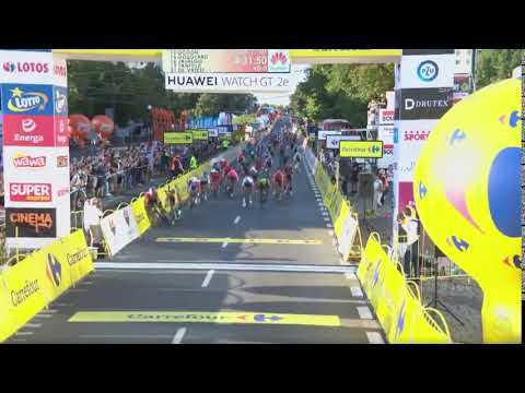 HORROR CRASH! Dutch rider Fabio Jakobsen thrown over a barrier in first stage of the Tour of Poland.