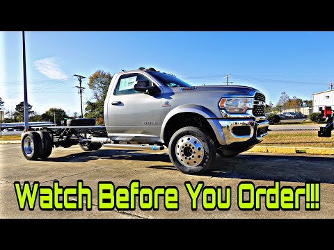 New RAM 5500 Regular Cab SLT 108 CA 4X2 Review! Find Out What The Biggest Mistake Is When Ordered!