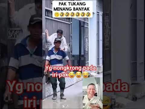 #si bapak menang banyak bikin iri yg nongkrong🤣😅😂 #hiburanlucu #shorts
