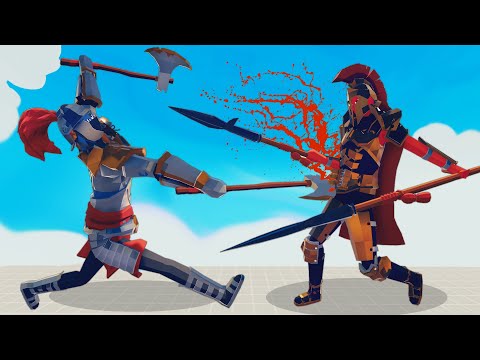 AXE UNITS vs SPEAR UNITS TOURNAMENT | TABS - Totally Accurate Battle Simulator