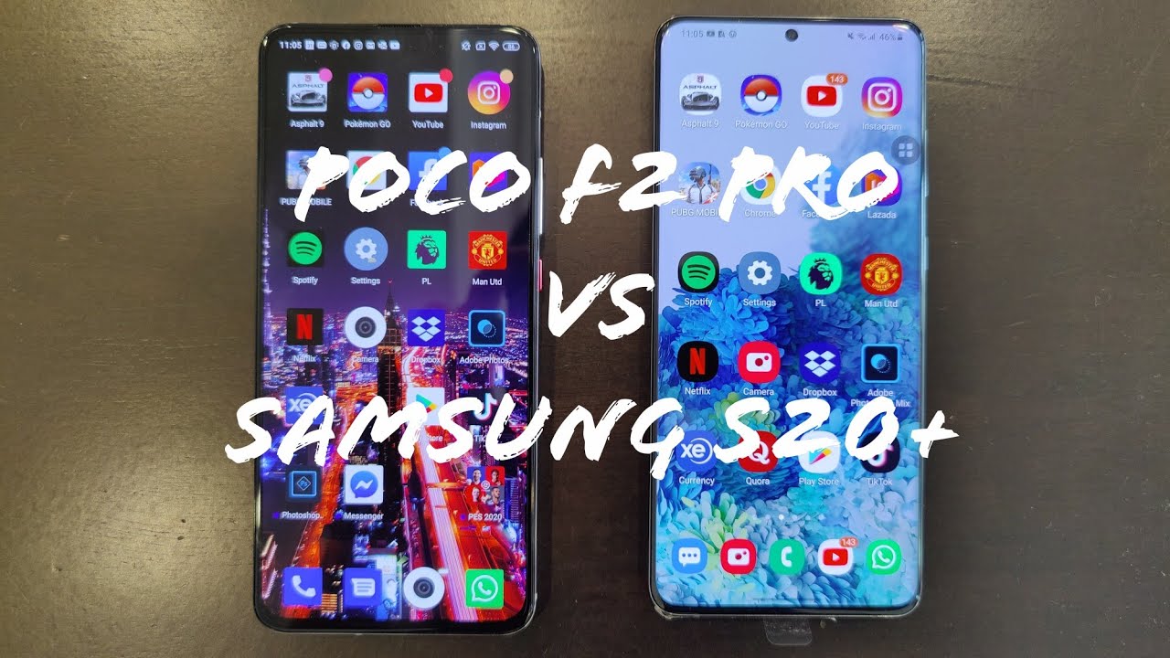 Poco F2 Pro VS Samsung S20 Plus - Speed, RAM & Temperature Test!
