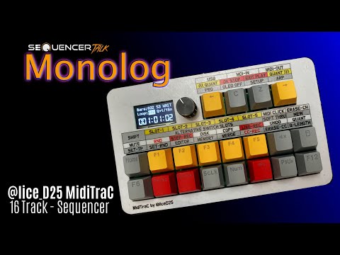 Alice-D25 MidiTraC Sequencer 16 Spur, 255 Takte- SequencerTalk Monolog