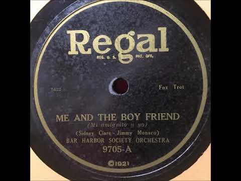 Bar Harbor Society Orchestra "Me And The Boy Friend" 1924 Acoustic Jazz 78 RPM