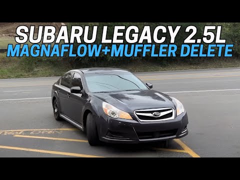 2011 Subaru Legacy 2.5L Exhaust Sound w/ Magnaflow Magnapack & Muffler Delete!