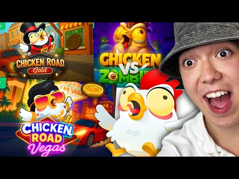 I EARNED $3,000 in all games: CHICKEN VS ZOMBIES, CHICKEN ROAD VEGAS, CHICKEN ROAD GOLD (insane)