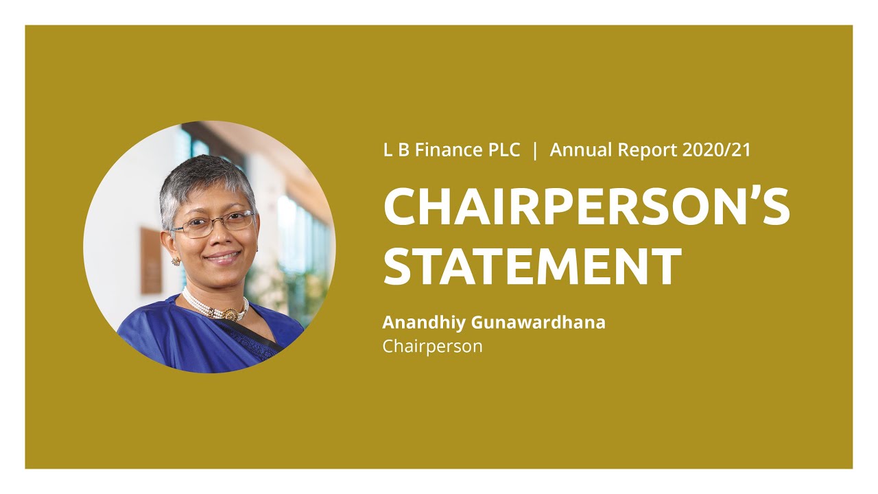 Chairperson’s Statement - Annual Report 2020/21