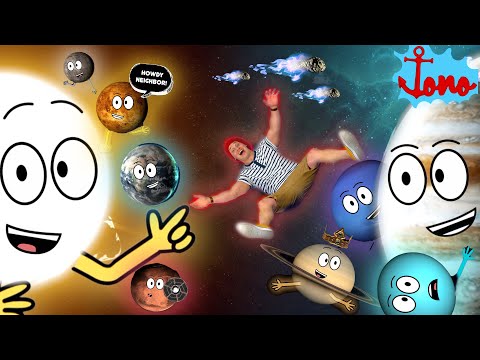Planets of The Solar System Educational Song For Kids! 🪐  Outer Space Brain Break 🚀 JONO KIDS SHOW
