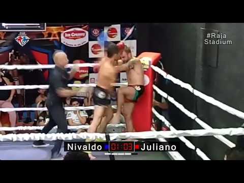 NIVALDO JUNIOR (UDI FIGHTER) vs. JULIANO GIMENES (HAKA MUAY THAI) 73 KG - RAJA 34