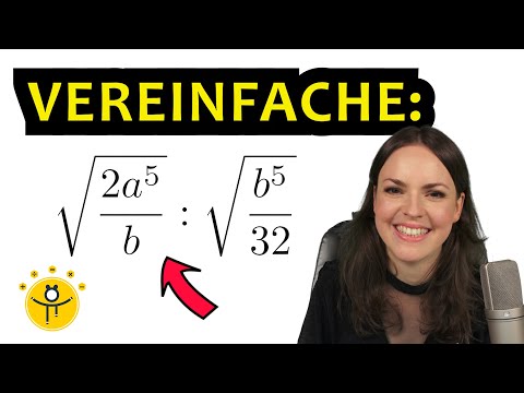 WURZELTERME vereinfachen mit VARIABLEN – Wurzeln dividieren mit Variablen