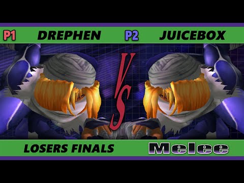 S@X 392 Online Losers Finals - Juicebox (Sheik) Vs. Drephen (Sheik) Smash Melee - SSBM