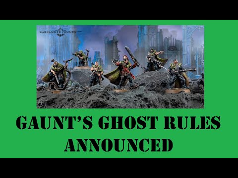 Game tactics – Gaunt’s Ghost rules announced today! | Astra Militarum | Warhammer 40,000