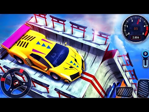 Vertical Mega Ramp Impossible || Car Stunts Tracks Racing 3D || Android Gameplay