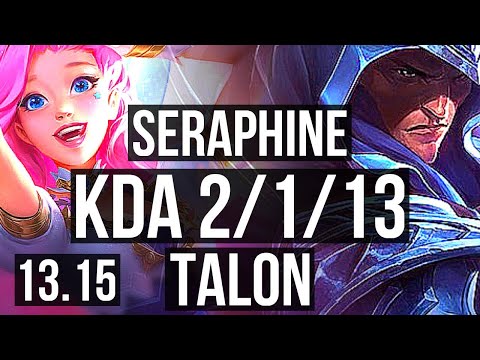 SERAPHINE vs TALON (MID) | 2/1/13, Rank 6 Seraphine | TR Grandmaster | 13.15