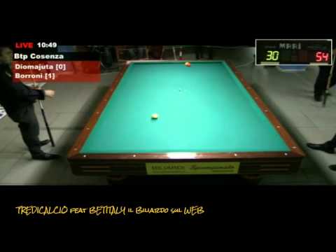 DIOMAJUTA vs BORRONI - 4^PROVA BILIARDO BTP 2016 COSENZA