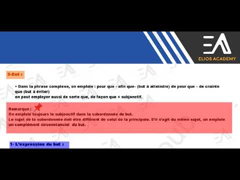 [Français] - Comprendre Le But