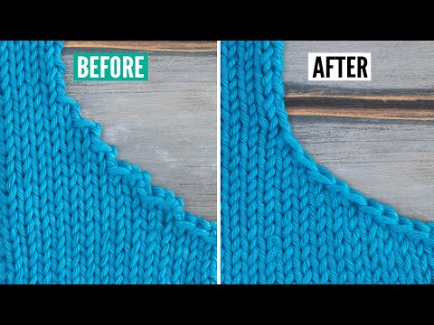 How to knit a perfect sloped bind-off [no more steps!]