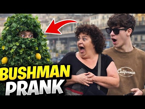 Bushman prank: Bushman never misses 😂”#Bushman #Prank