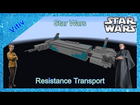 Star Wars Resistance Troop Transport in Minecraft - Tutorial