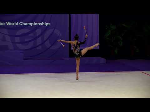 BADALYAN Anna (ARM) - 2023 Rhythmic Junior Worlds Qualifications CL Individual