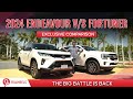 2024 Ford Endeavour vs Toyota Fortuner Comparison || Exclusive BIG SUV war video