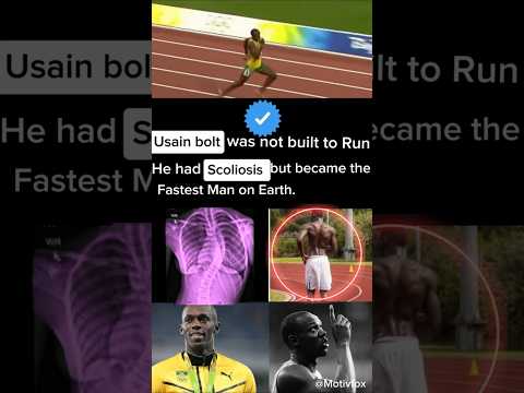 Defying Scoliosis To Become the fastest,Usain bolt's Secret Struggle!!