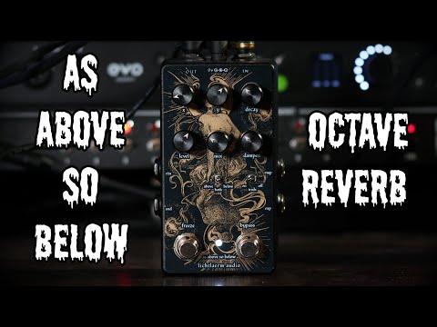 Lichtlaerm Audio As Above So Below Octave Reverb Pedal imagen 2
