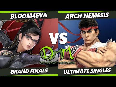DAT MM 300 GRAND FINALS - Arch Nemesis (Ryu) Vs. Bloom4Eva (Bayonetta, Pyra Mythra) Smash Ultimate