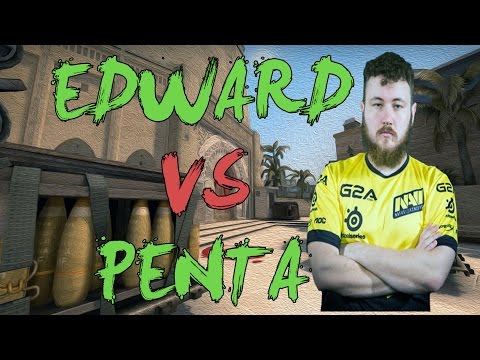 CSGO: POV Na'Vi Edward vs Penta (28/18) mirage @ ESEA Invite Season 18