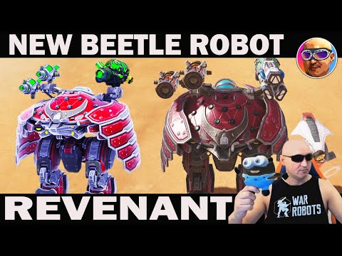 REVENANT | NEW BEETLE ROBOT | WAR ROBOTS TEST SERVER | SMALL TERMINATOR