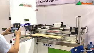 CHUYỀN CHÀ NHÁM CẠNH CONG 2 MẶT WOODMASTER KẾT HỢP ROBOTIC