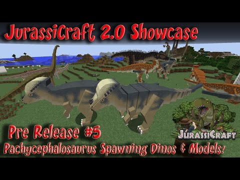 JurassiCraft 2.0 Showcase Jurassicraft 2.0 Pre Release 5 Showcase Pachycephalosaurus