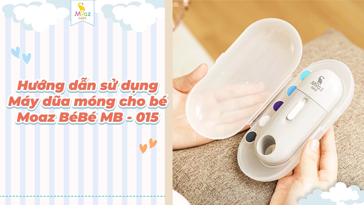 Máy dũa móng tay Moazbebe MB015