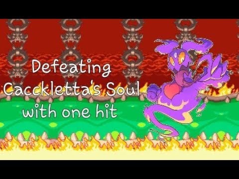Defeating Cackletta's Soul with one hit