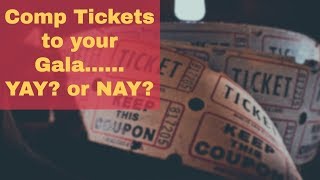 Fundraising Event Ideas | Free Tickets to Charity Gala - Yay or Nay?