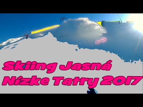 Skiing Jasná Nízke Tatry Slovakia СЛОВАКИЯ НИЗКИЕ ТАТРЫ 2017