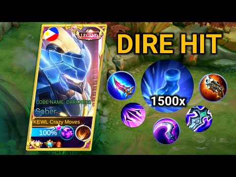 NEW SABER 100% AUTO DELETE BUILD IS OVERPOWERED (MUST TRY) -MLBB