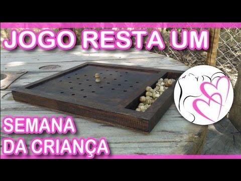 Jogo Resta Um - Como fazer